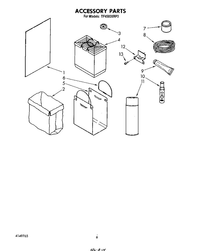 Diagram for TF4500XRP3