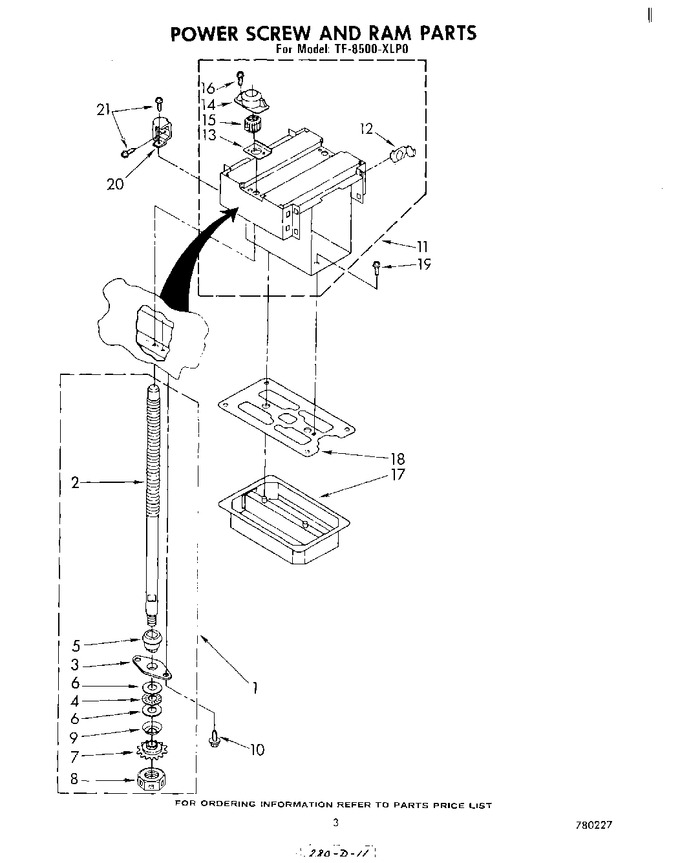 Diagram for TF8500XLP0