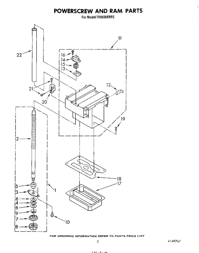 Diagram for TF8500XRP2