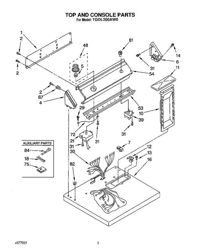 Diagram for TGDL200AN0