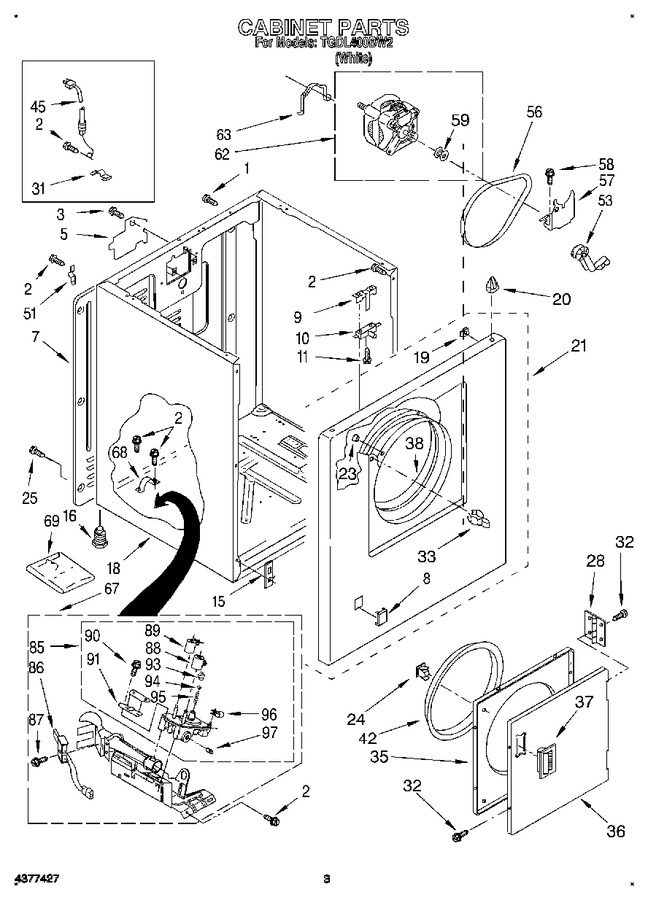Diagram for TGDL400BW2