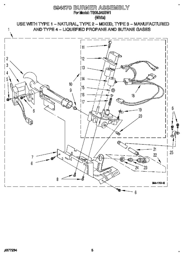 Diagram for TGDL640BW1