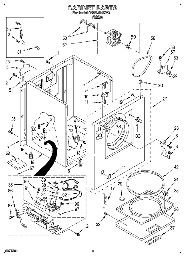 Diagram for TGDL640BW2
