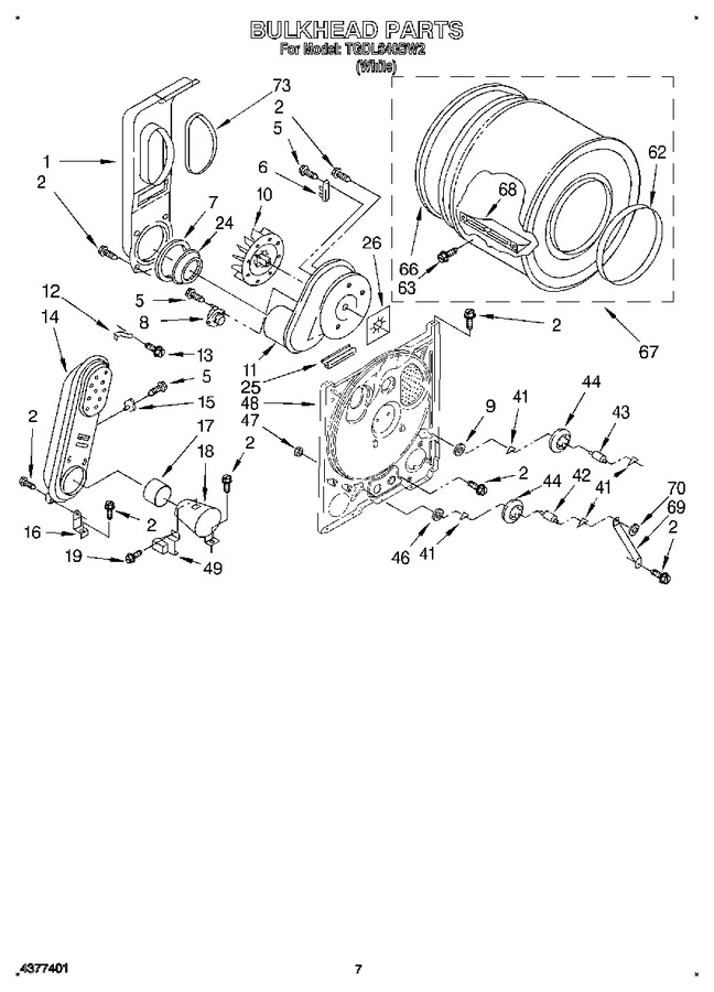 Diagram for TGDL640BW2