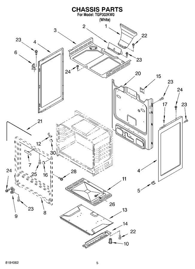 Diagram for TGP302KW0