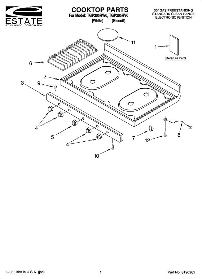 Diagram for TGP305RV0