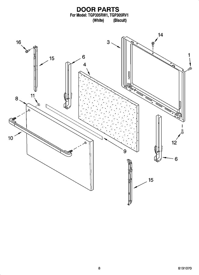 Diagram for TGP305RV1
