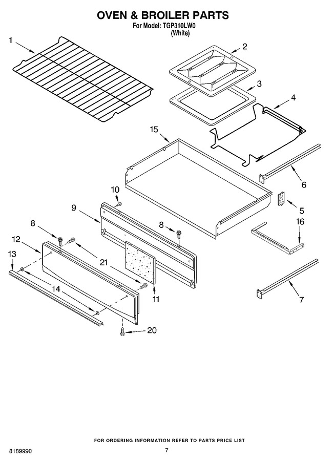 Diagram for TGP310LW0
