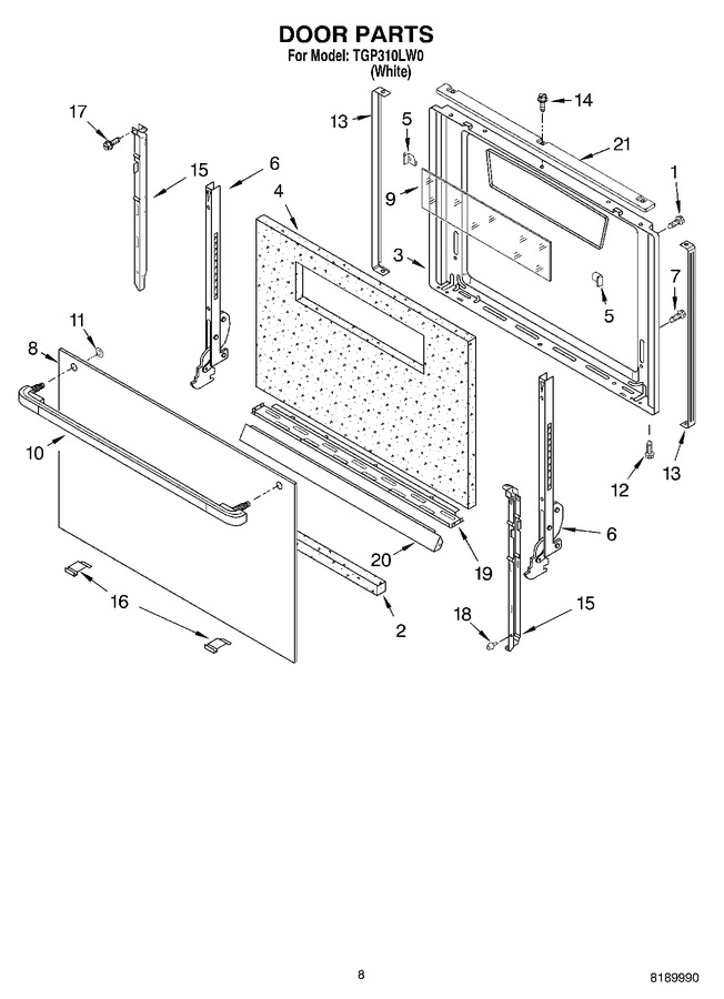 Diagram for TGP310LW0