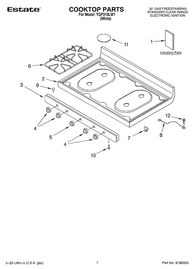 Diagram for TGP310LW1