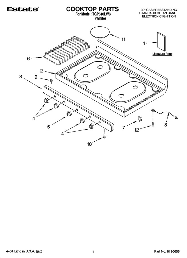 Diagram for TGP310LW3
