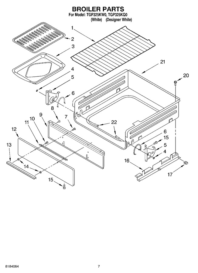 Diagram for TGP325KW0