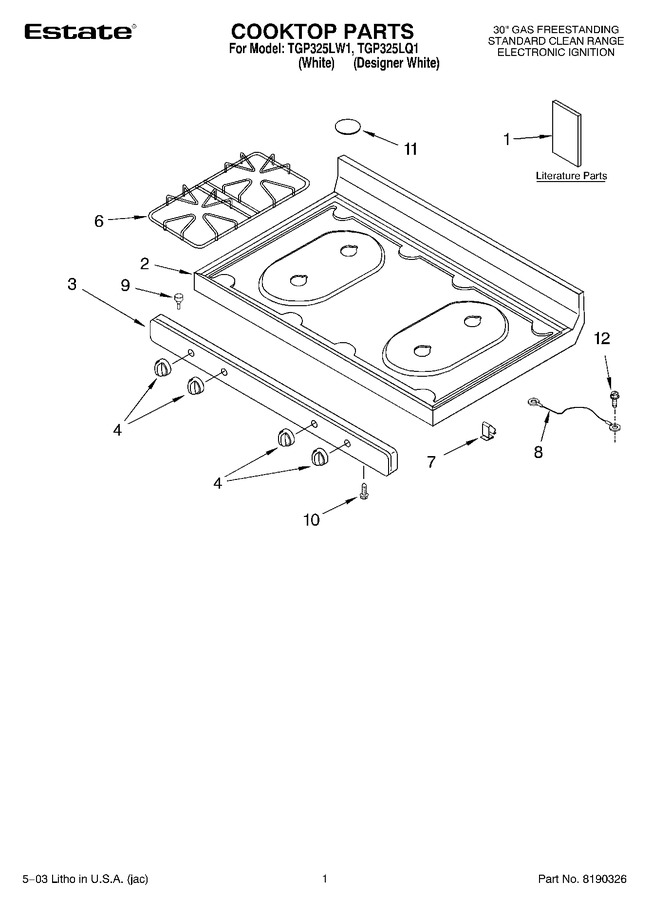 Diagram for TGP325LW1
