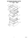 Diagram for 03 - Refrigerator Shelf Parts