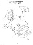 Diagram for 09 - Dispenser Front Parts