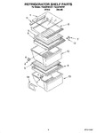 Diagram for 03 - Refrigerator Shelf Parts