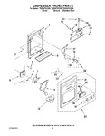 Diagram for 08 - Dispenser Front Parts