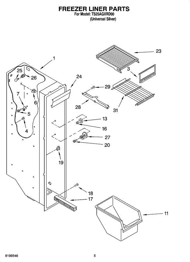 Diagram for TS25AGXRD00
