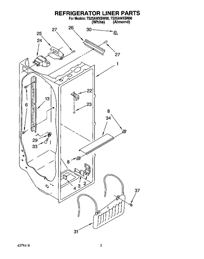 Diagram for TS25AWXBN00