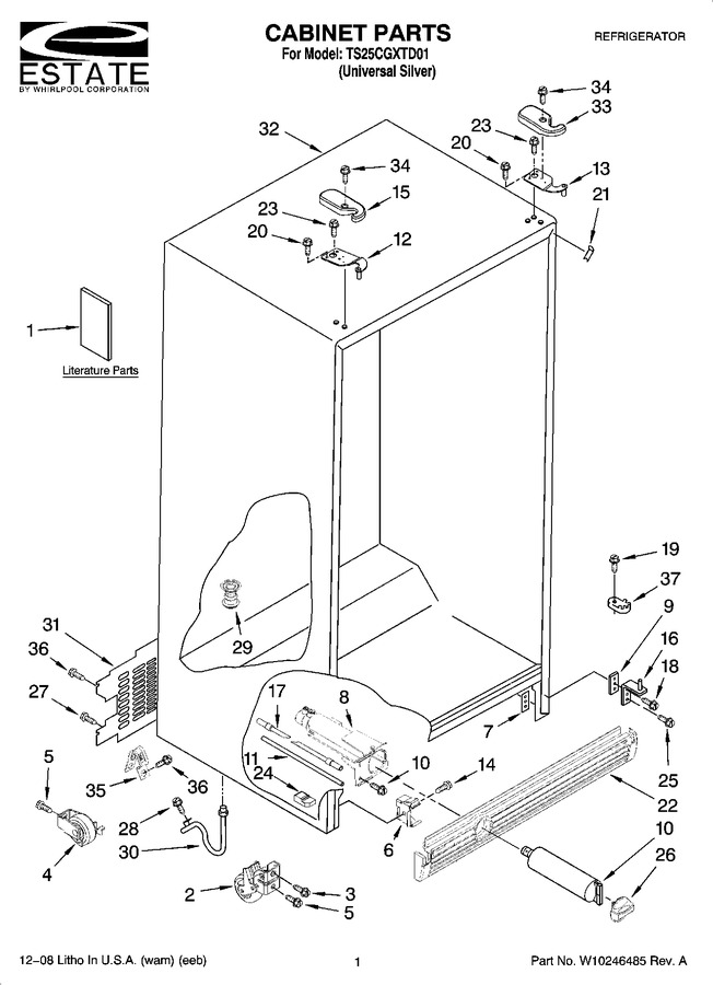 Diagram for TS25CGXTD01