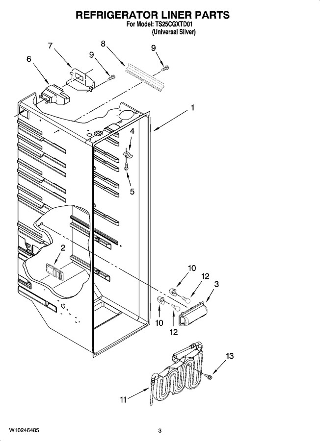 Diagram for TS25CGXTD01