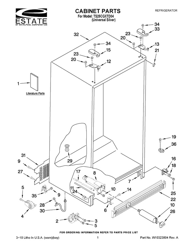 Diagram for TS25CGXTD04
