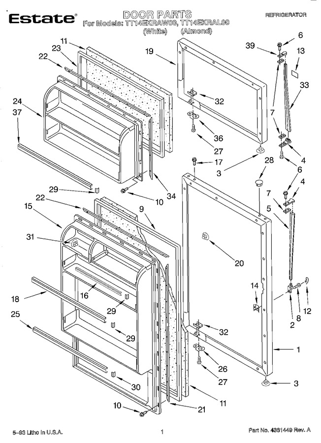 Diagram for TT14EKRAW00