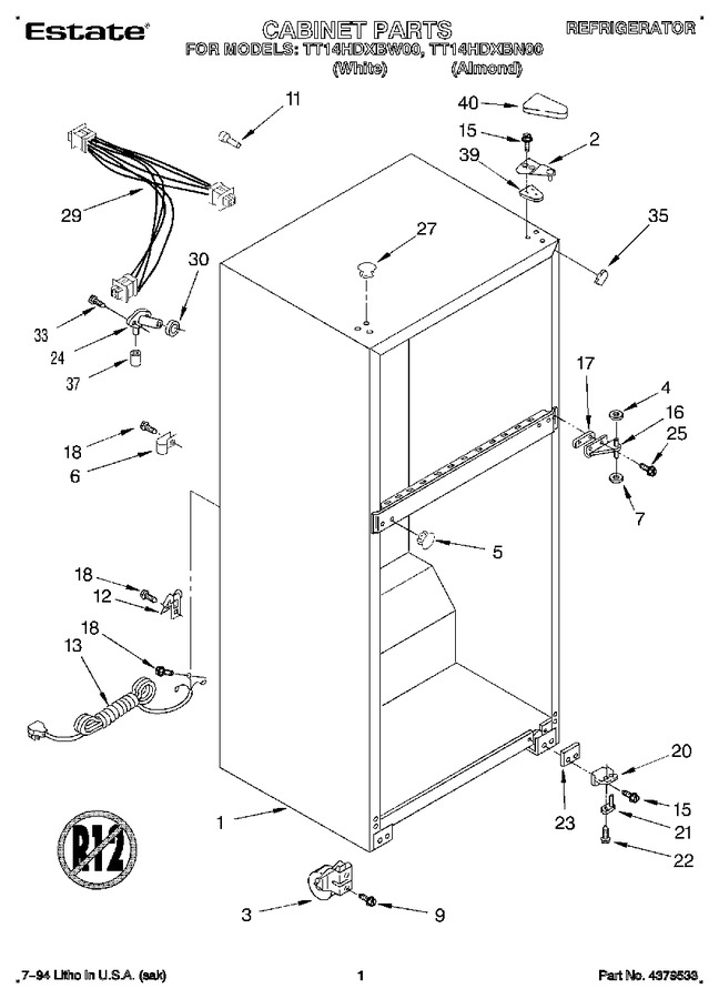 Diagram for TT14HDXBN00
