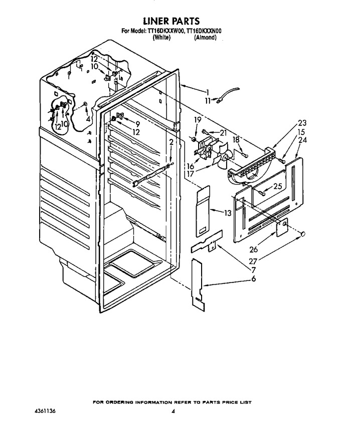 Diagram for TT16DKXXW00