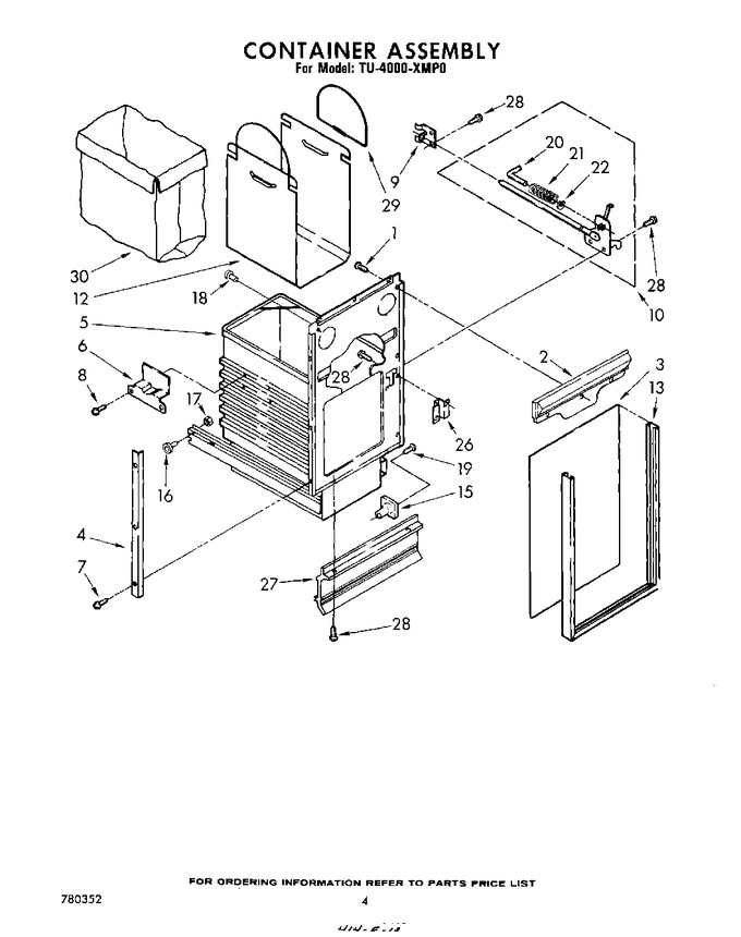 Diagram for TU4000XMP0