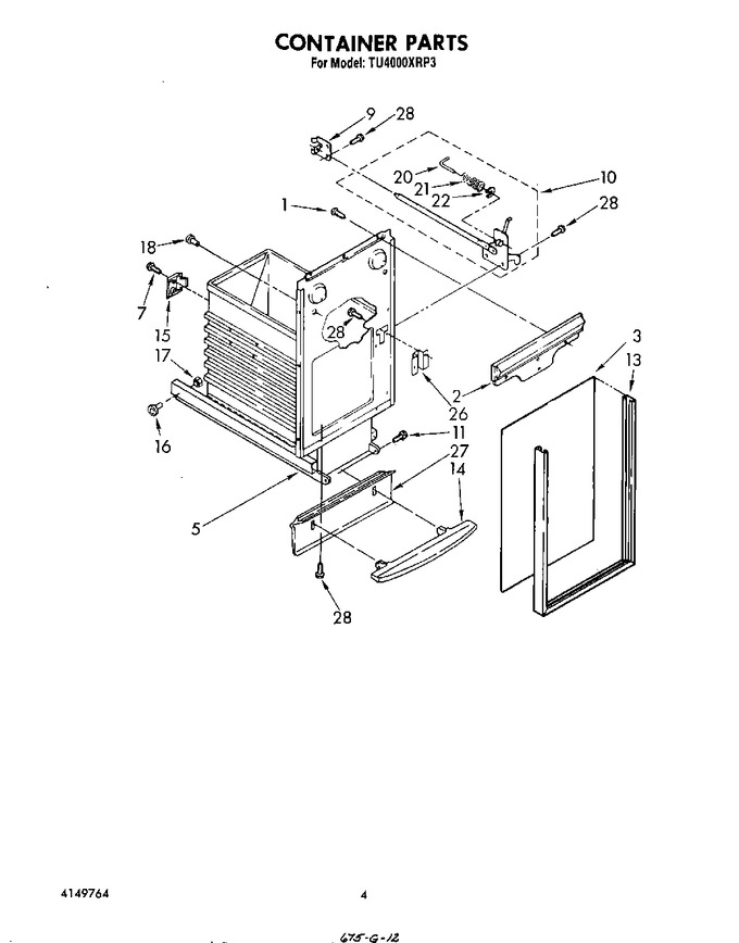 Diagram for TU4000XRP3