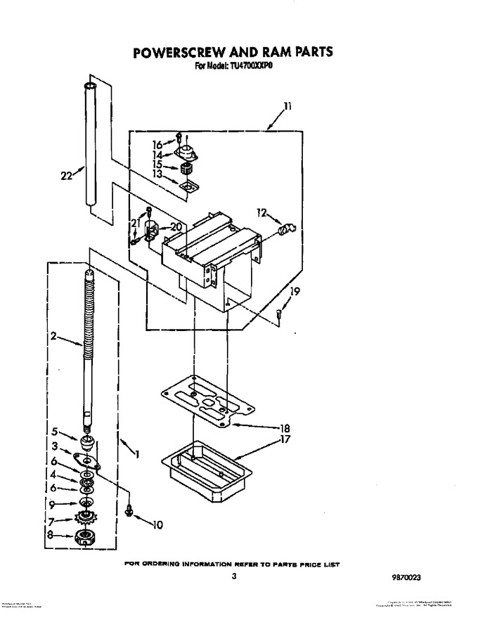 Diagram for TU4700XXP0