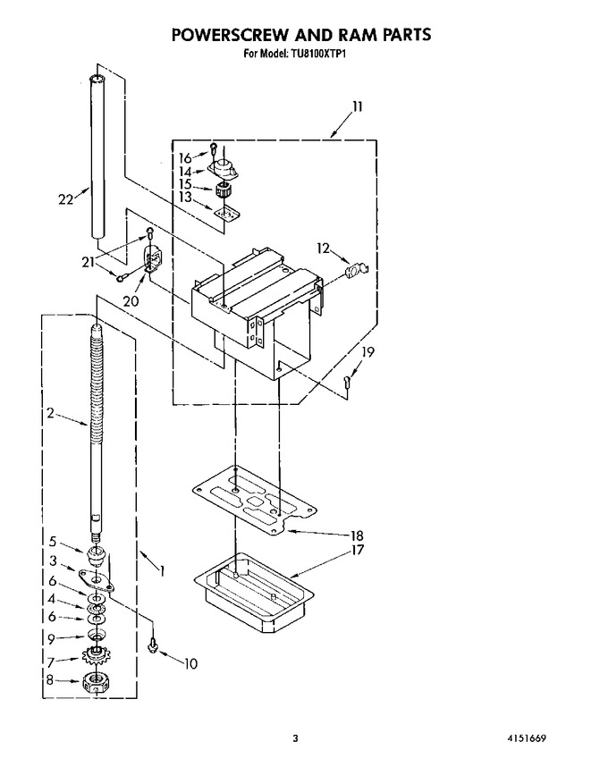 Diagram for TU8100XTP1