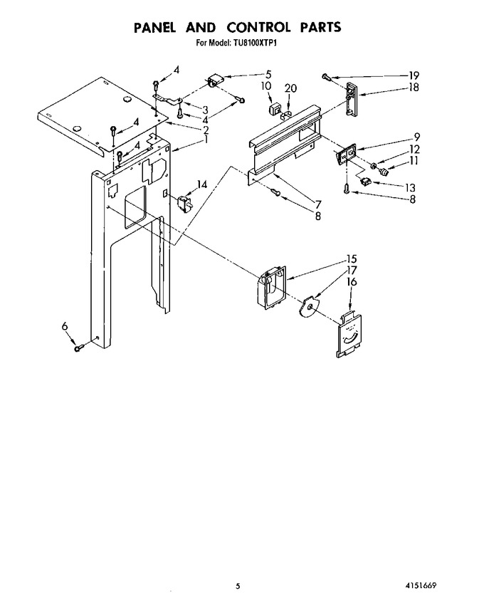 Diagram for TU8100XTP1