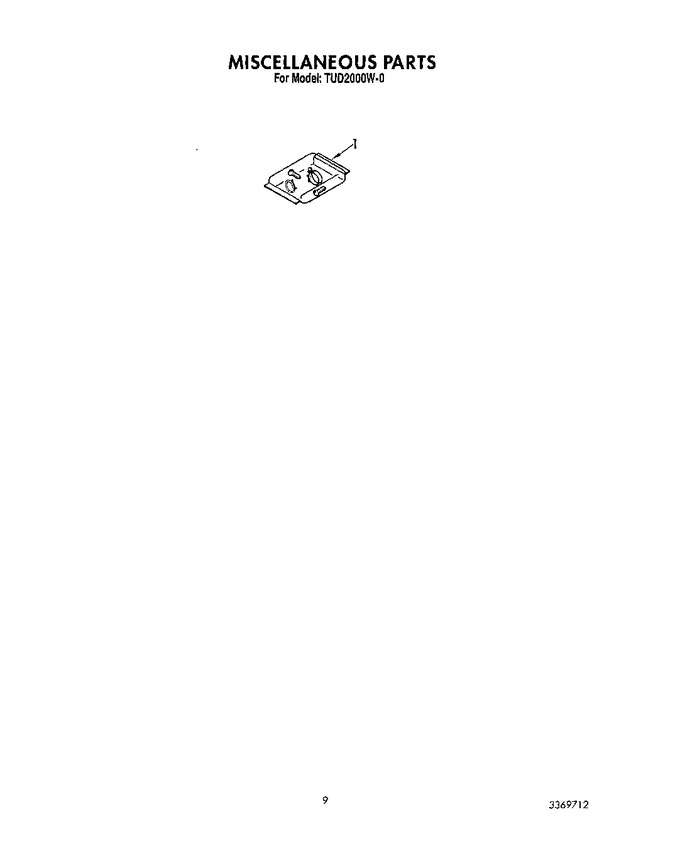 Diagram for TUD2000W0