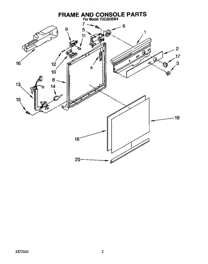 Diagram for TUD2000W4