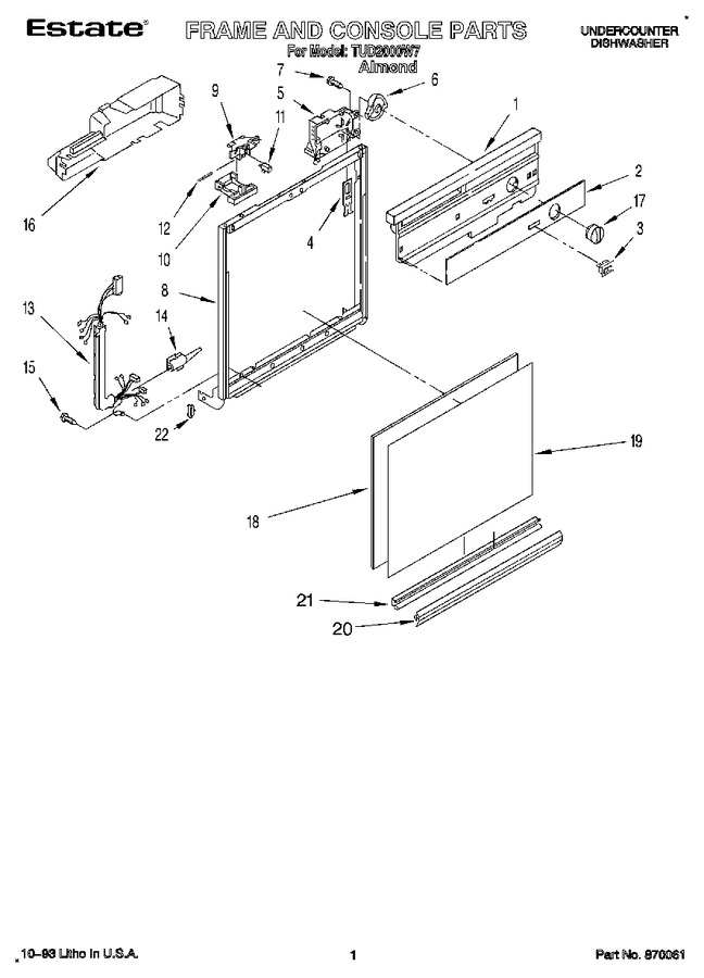 Diagram for TUD2000W7