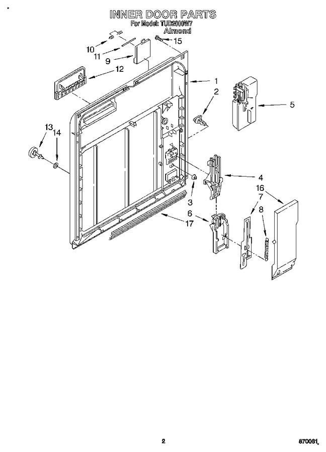 Diagram for TUD2000W7