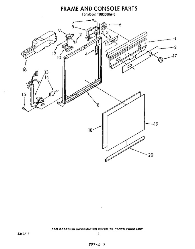 Diagram for TUD3000W0