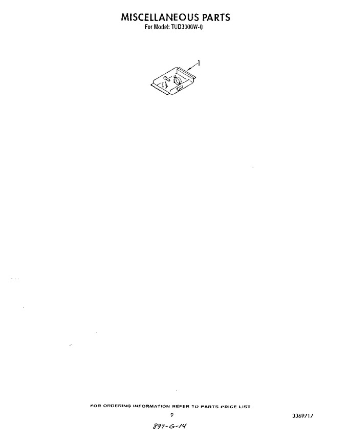 Diagram for TUD3000W0