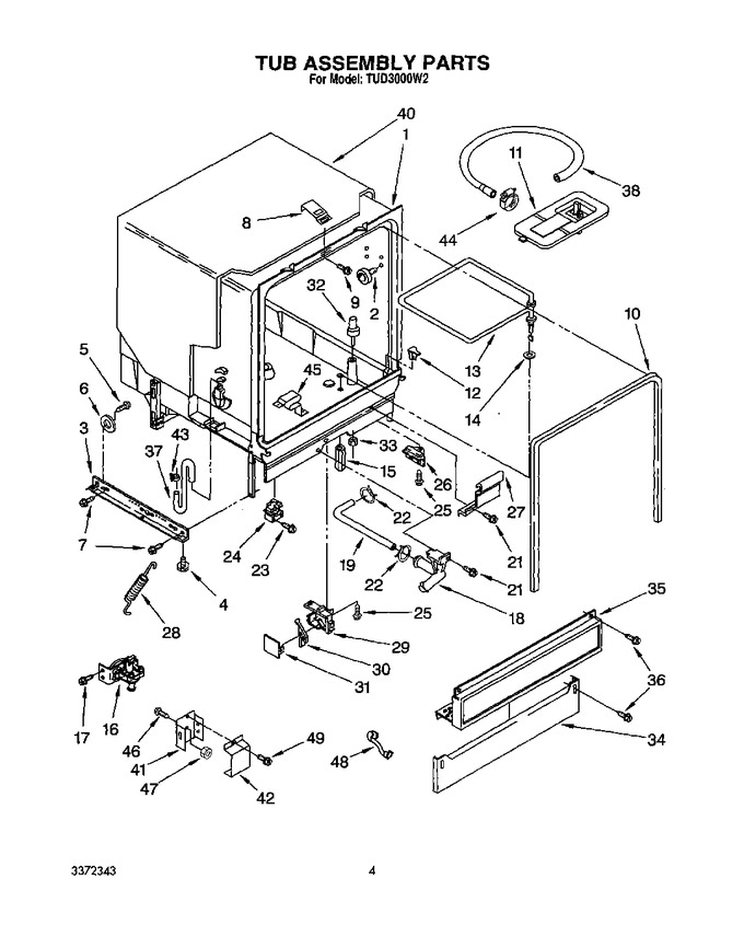 Diagram for TUD3000W2