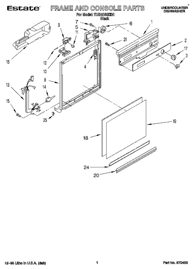 Diagram for TUD4000EB0