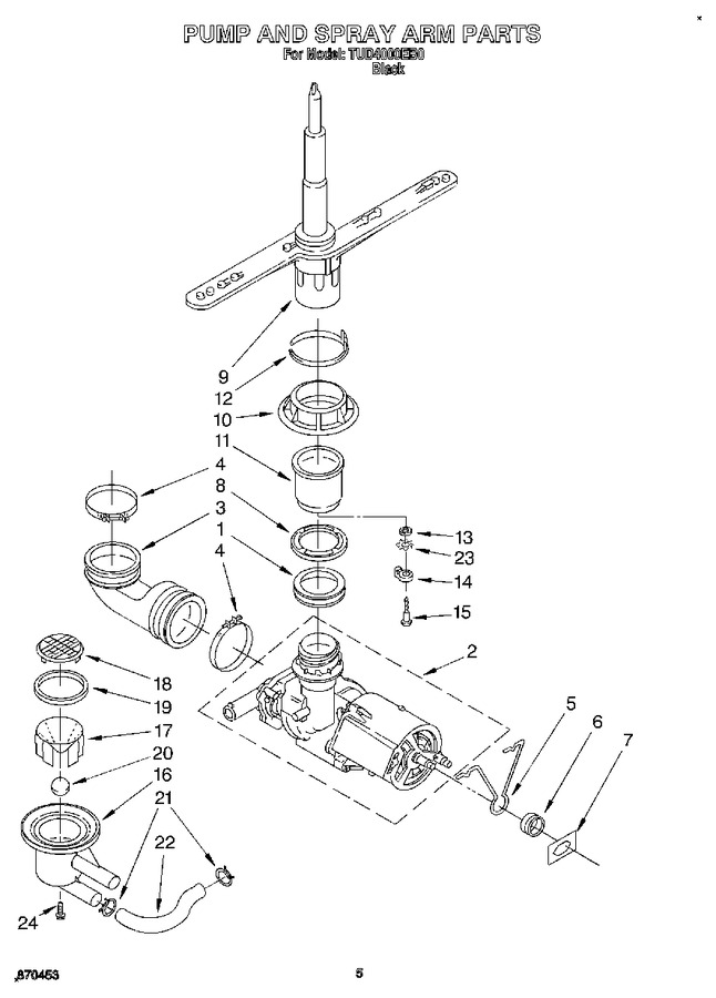Diagram for TUD4000EB0