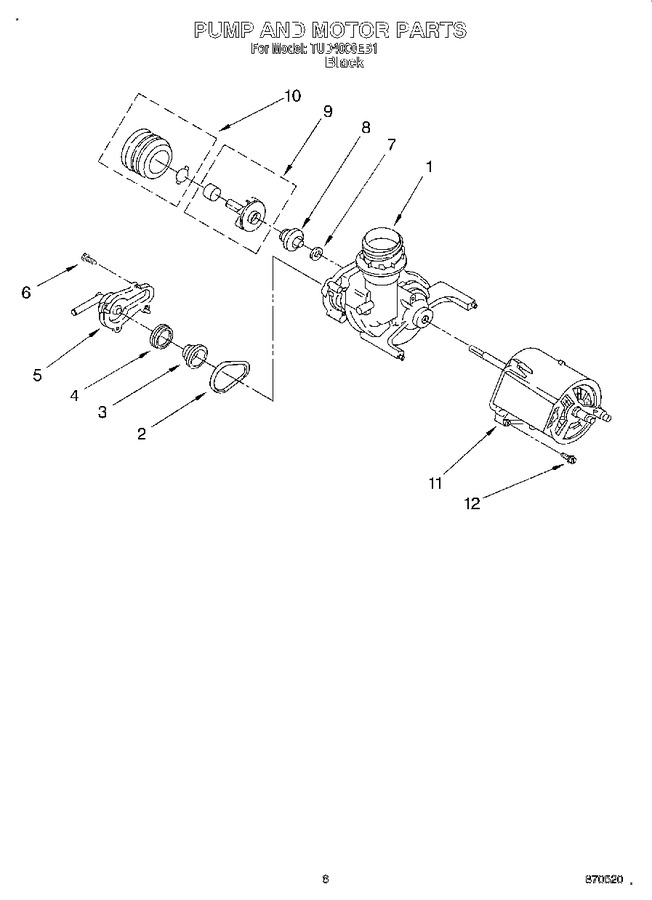 Diagram for TUD4000EB1