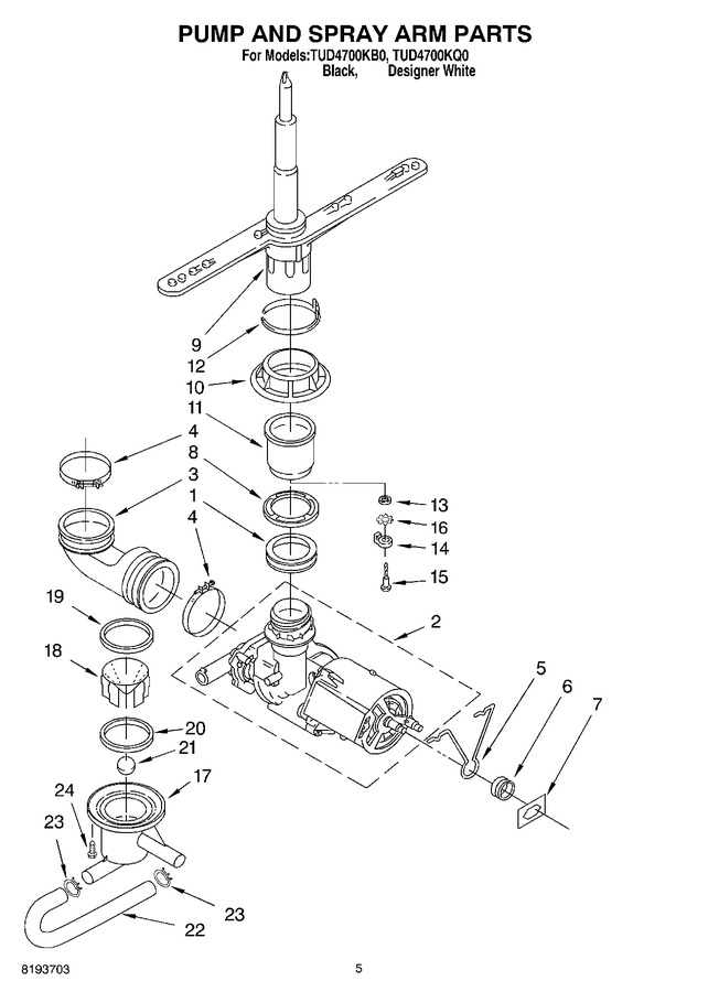 Diagram for TUD4700KB0