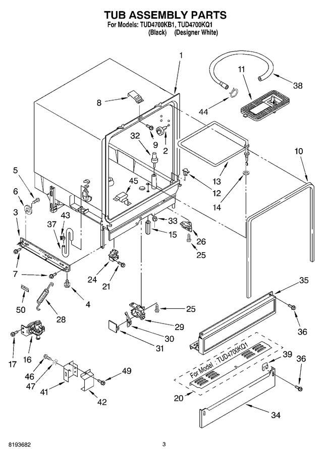 Diagram for TUD4700KB1
