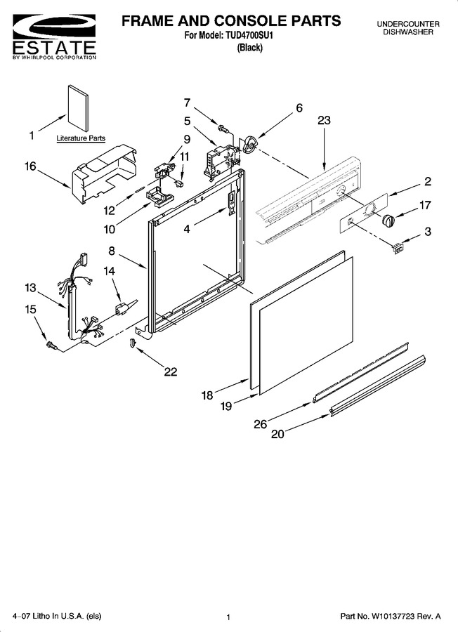 Diagram for TUD4700SU1