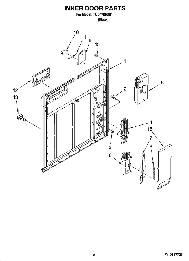 Diagram for TUD4700SU1