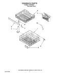 Diagram for 06 - Dishrack Parts
