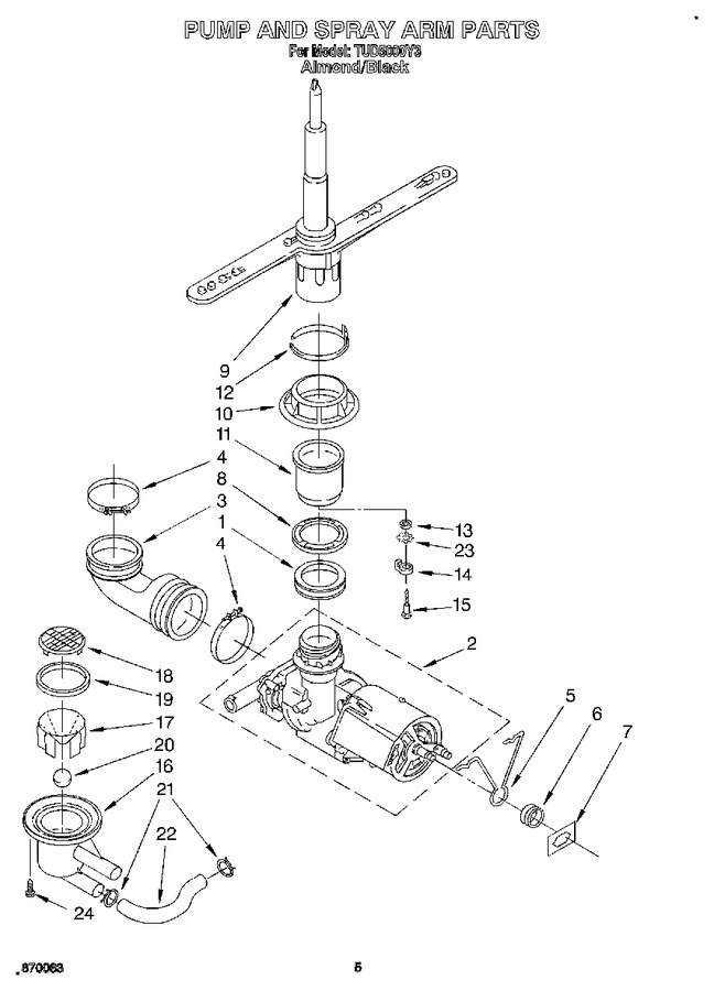 Diagram for TUD5000Y3